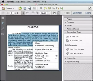 adobe pdf extract text