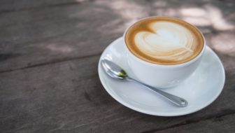 A cuo of coffee on the table