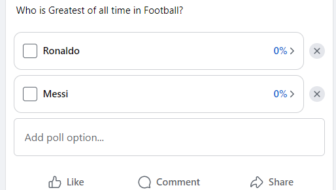 Create a Poll on Facebook