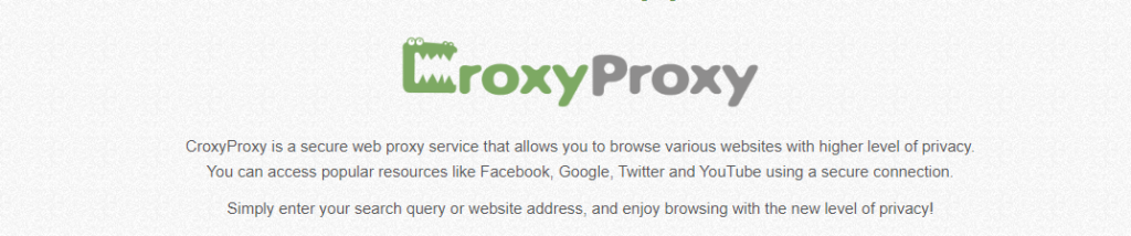 CroxyProxy